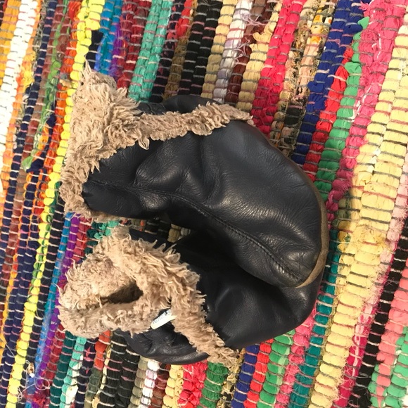 Robeez Soft Sole Navy Booties Sz 18-24mo - Picture 7 of 8